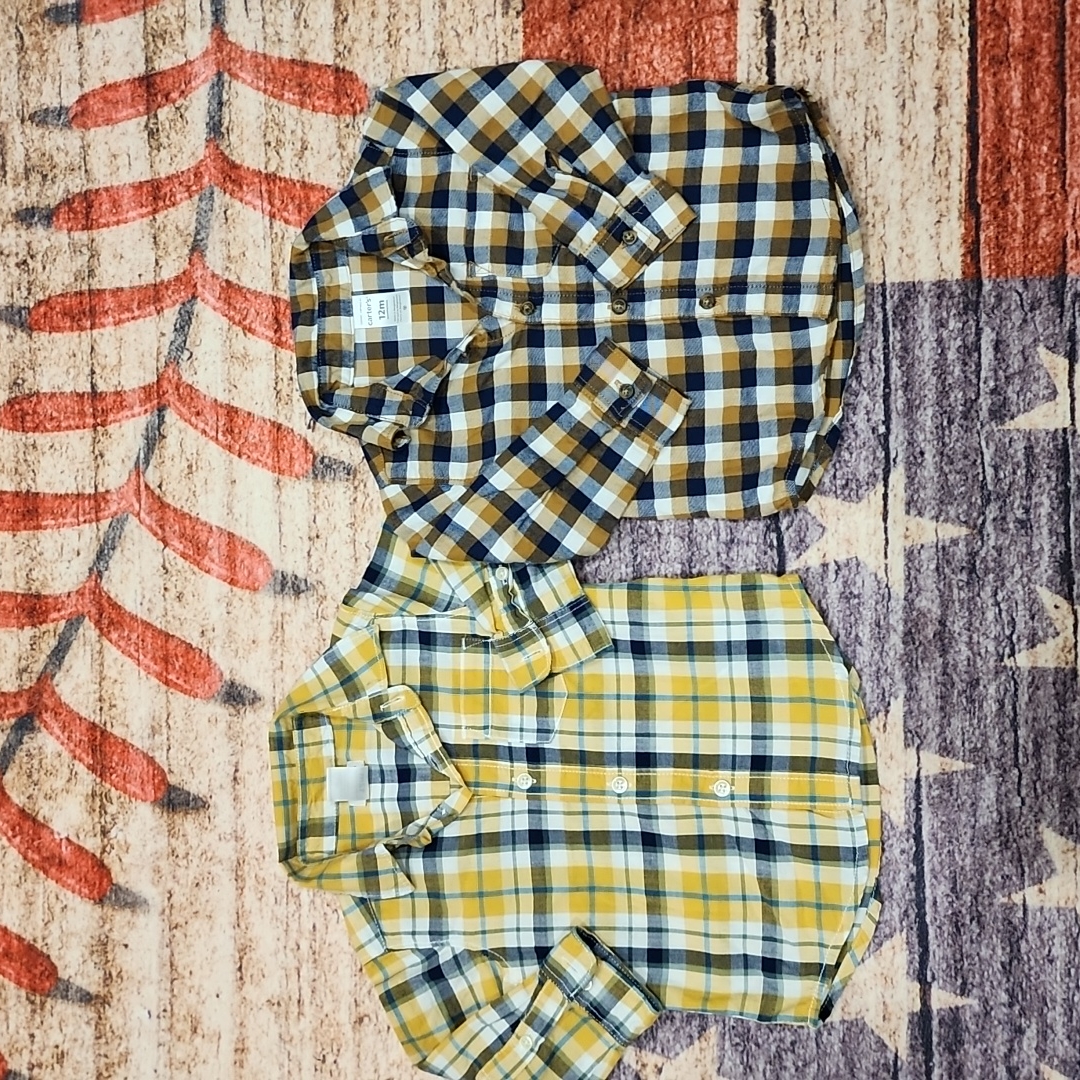 Bundle Carters Plaid Button Down